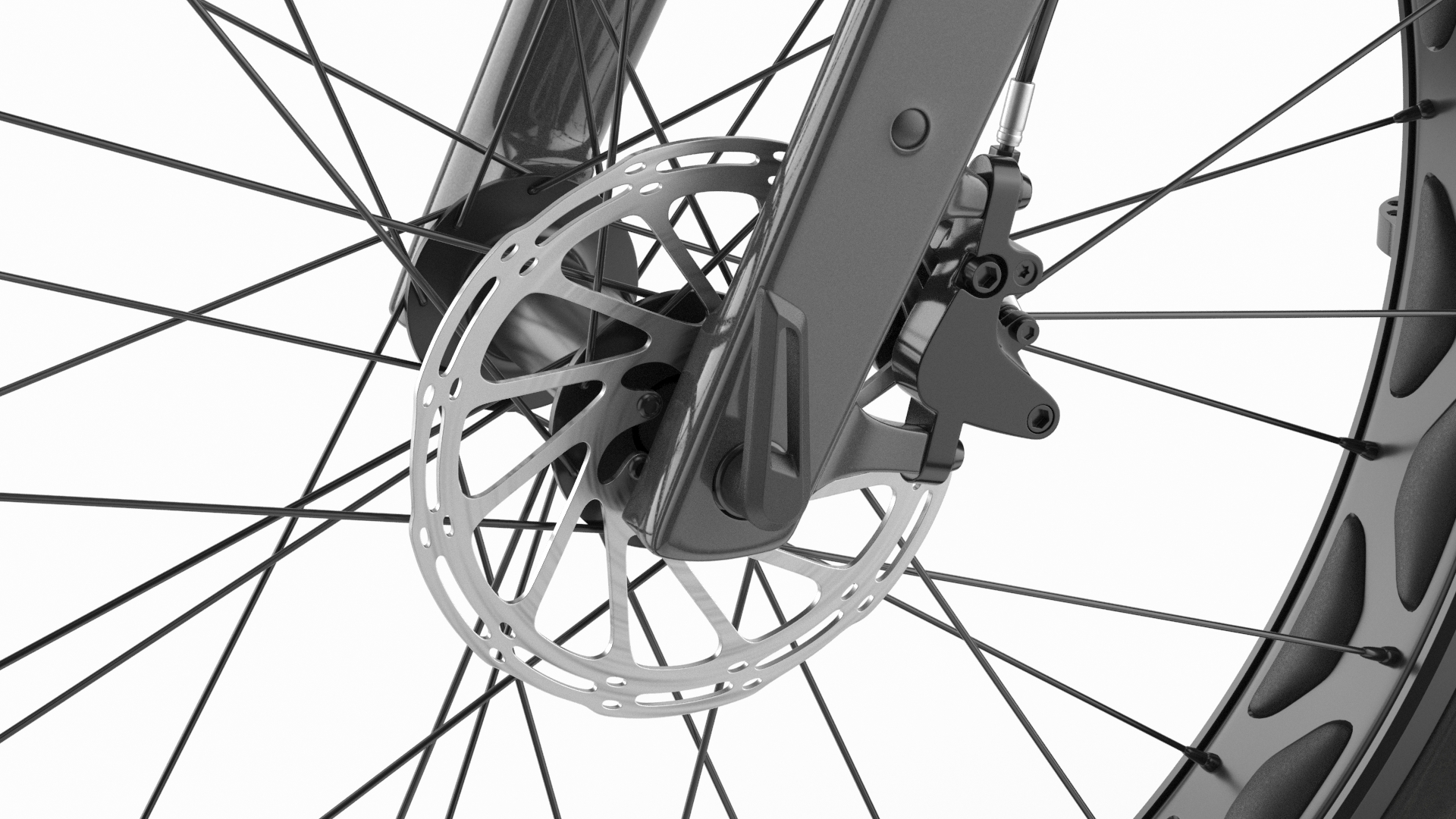 Trek Bike Grey 3D model