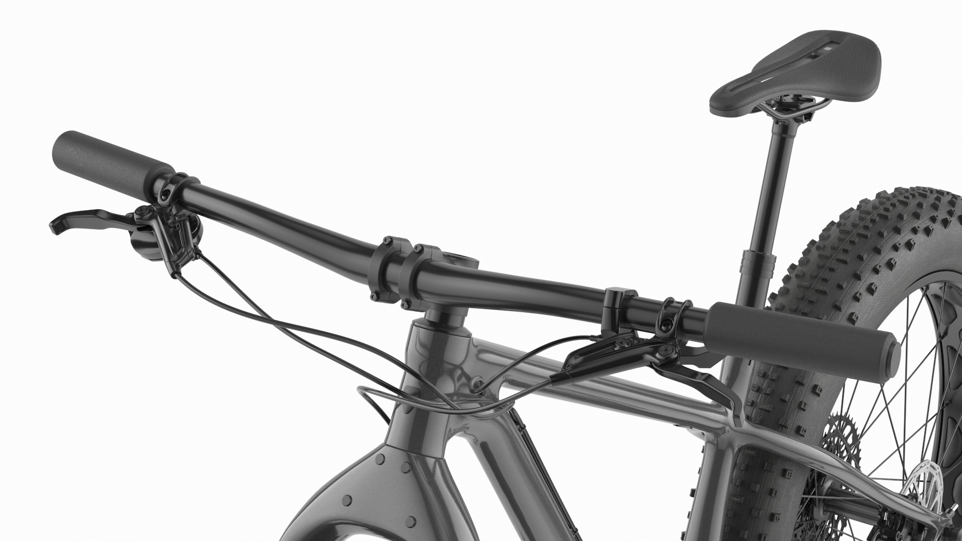 Trek Bike Grey 3D model