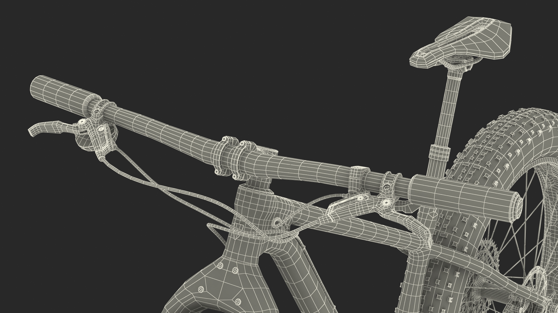 Trek Bike Grey 3D model