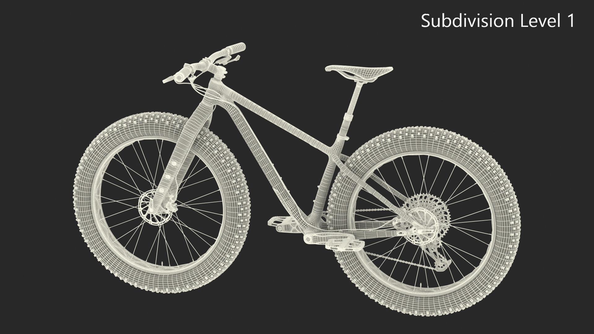 Trek Bike Grey 3D model