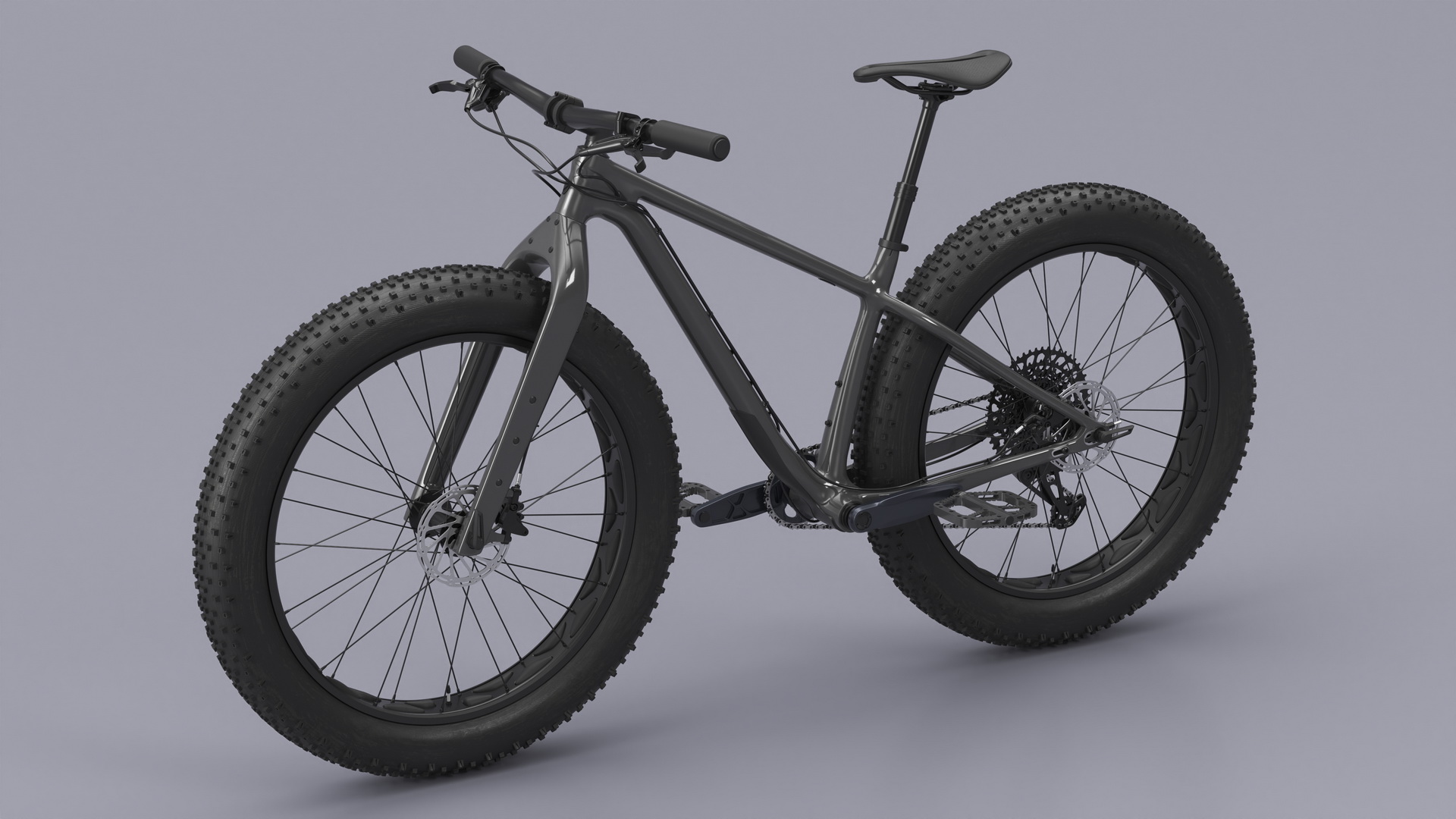 Trek Bike Grey 3D model