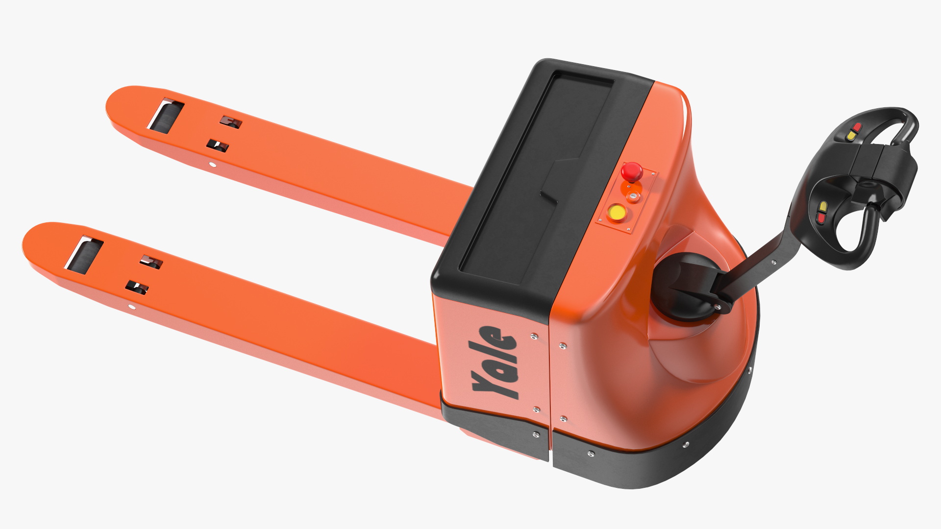 3D Electric Pallet Truck Rigged model