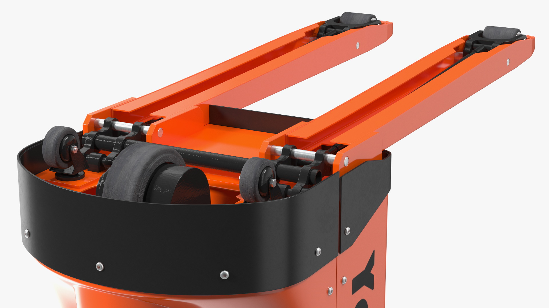 3D Electric Pallet Truck Rigged model