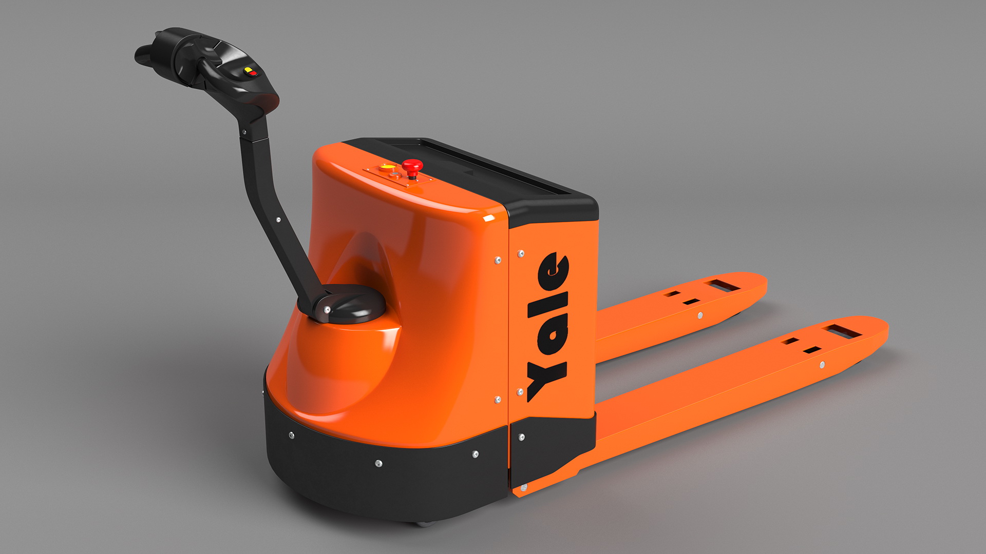 3D Electric Pallet Truck Rigged model