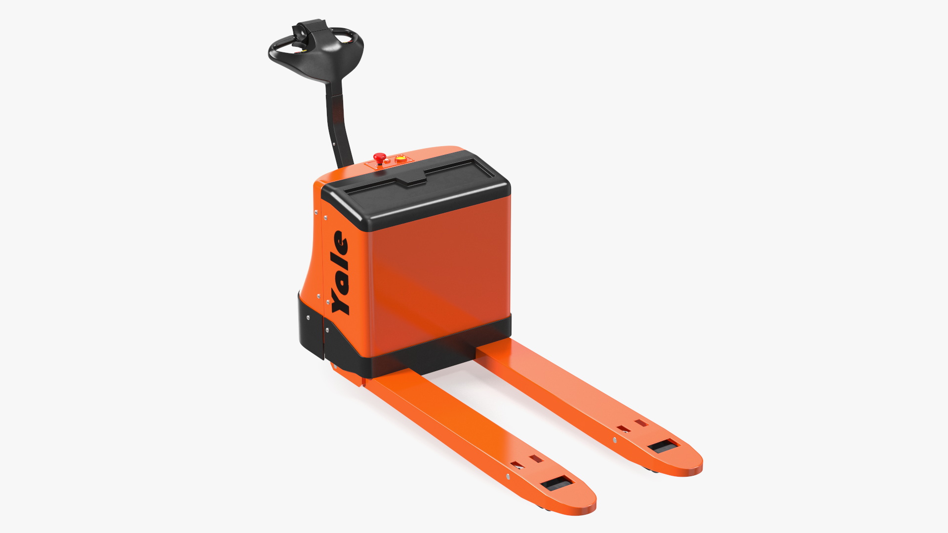 3D Electric Pallet Truck Rigged model