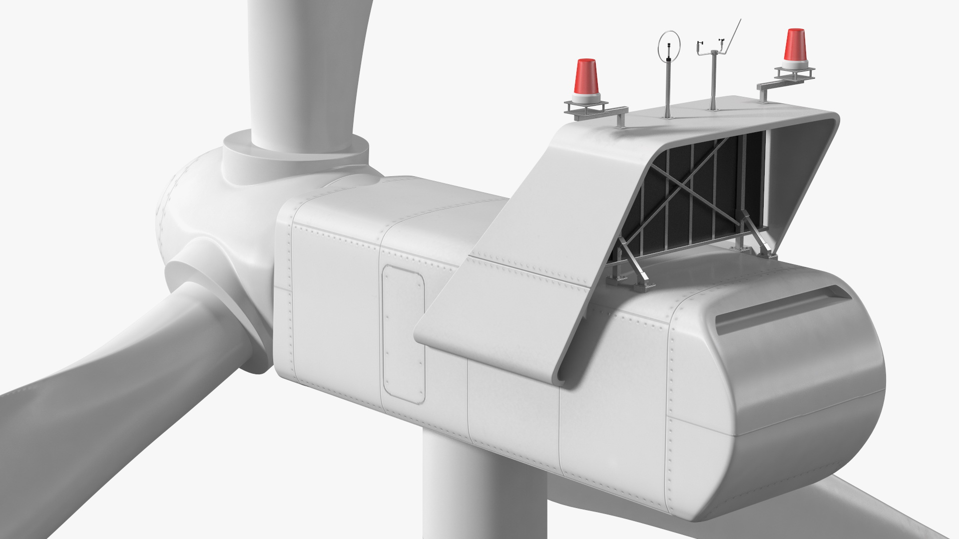 3D model Vestas Horizontal Axis Wind Turbine