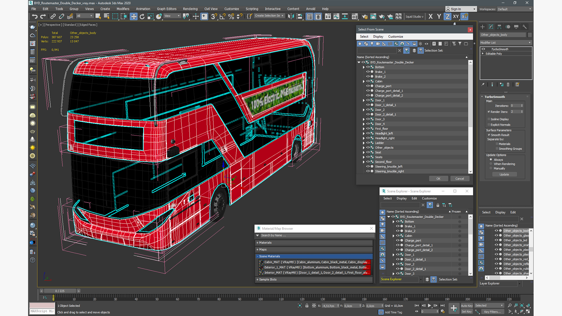 BYD Routemaster Double Decker 3D model