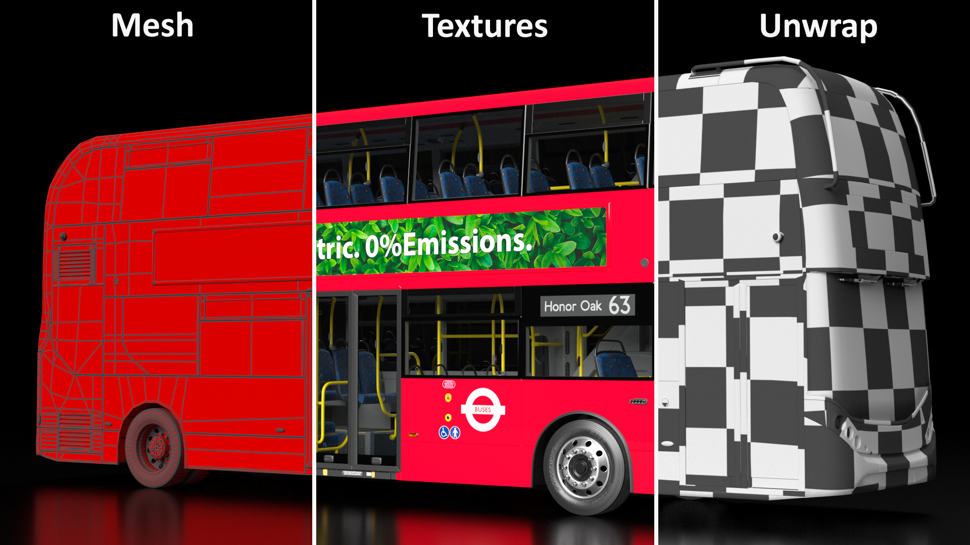 BYD Routemaster Double Decker 3D model