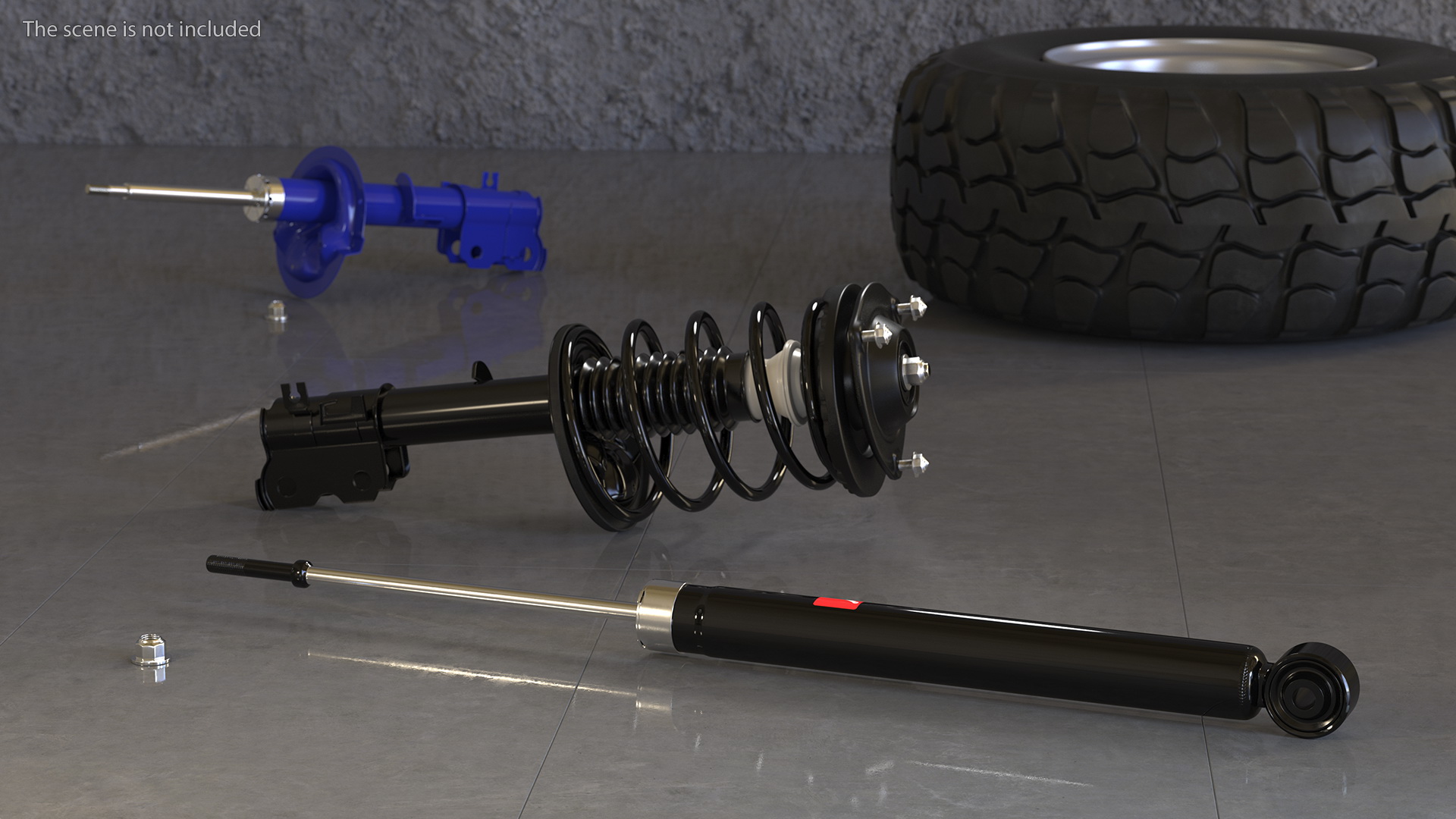 Gas Strut 3D model