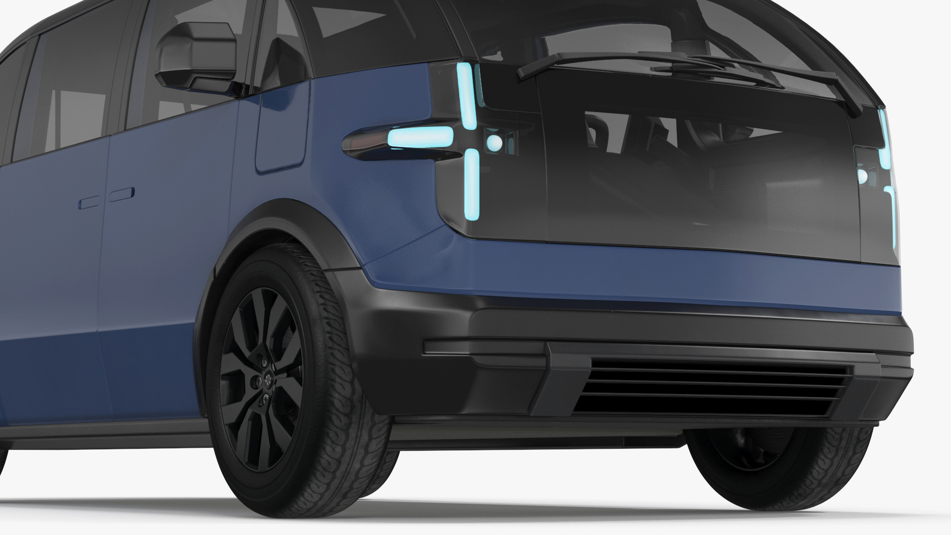 3D Canoo Electric Van Premium Blue