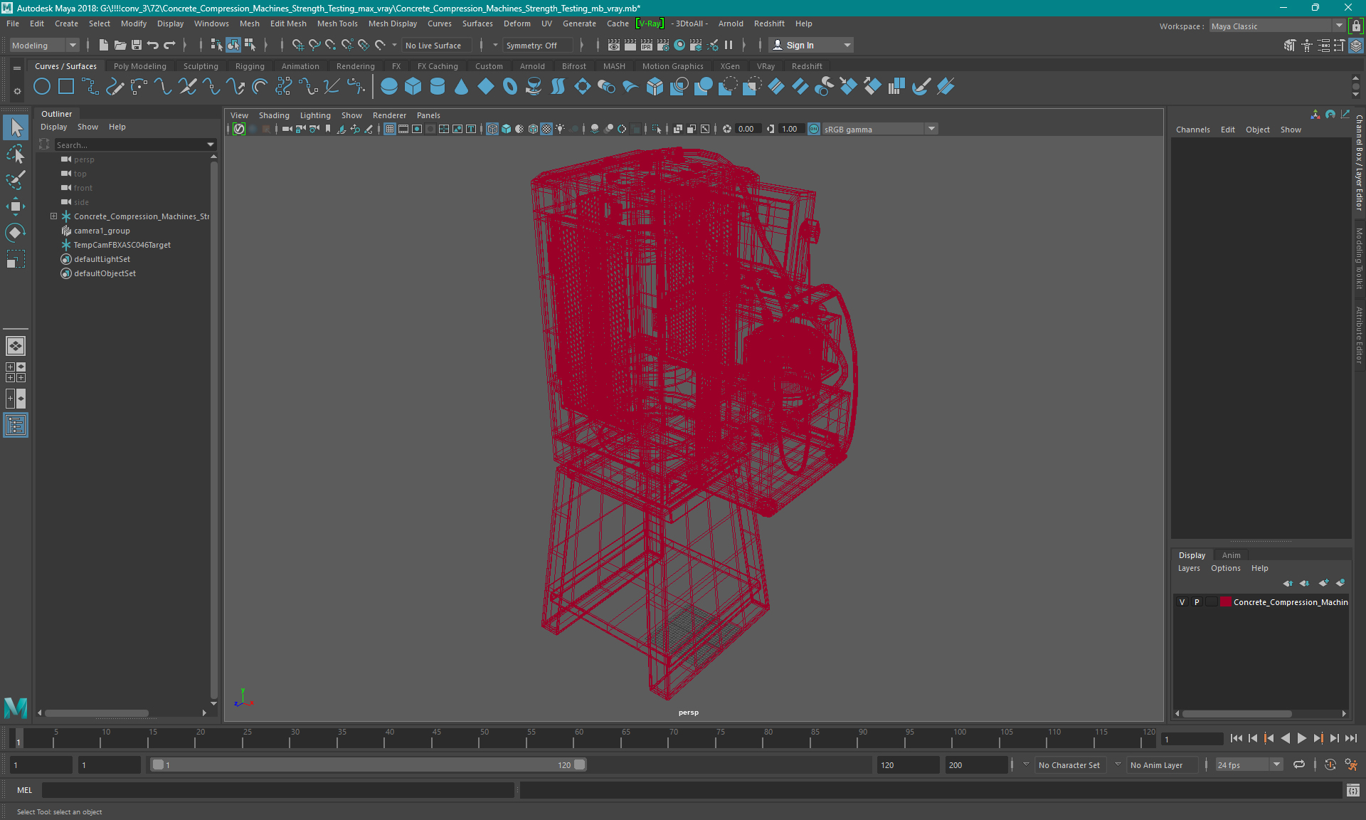 3D Concrete Compression Machines Strength Testing