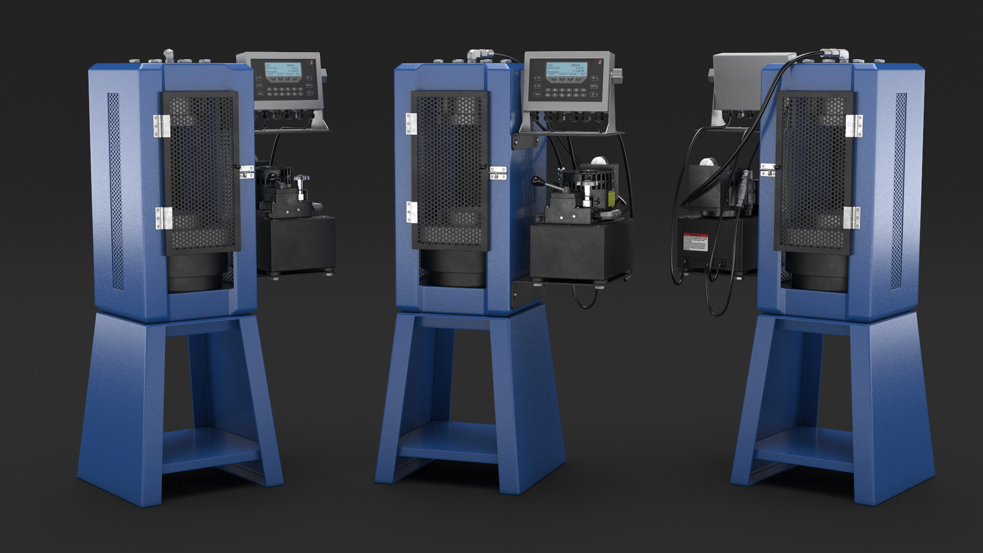 3D Concrete Compression Machines Strength Testing