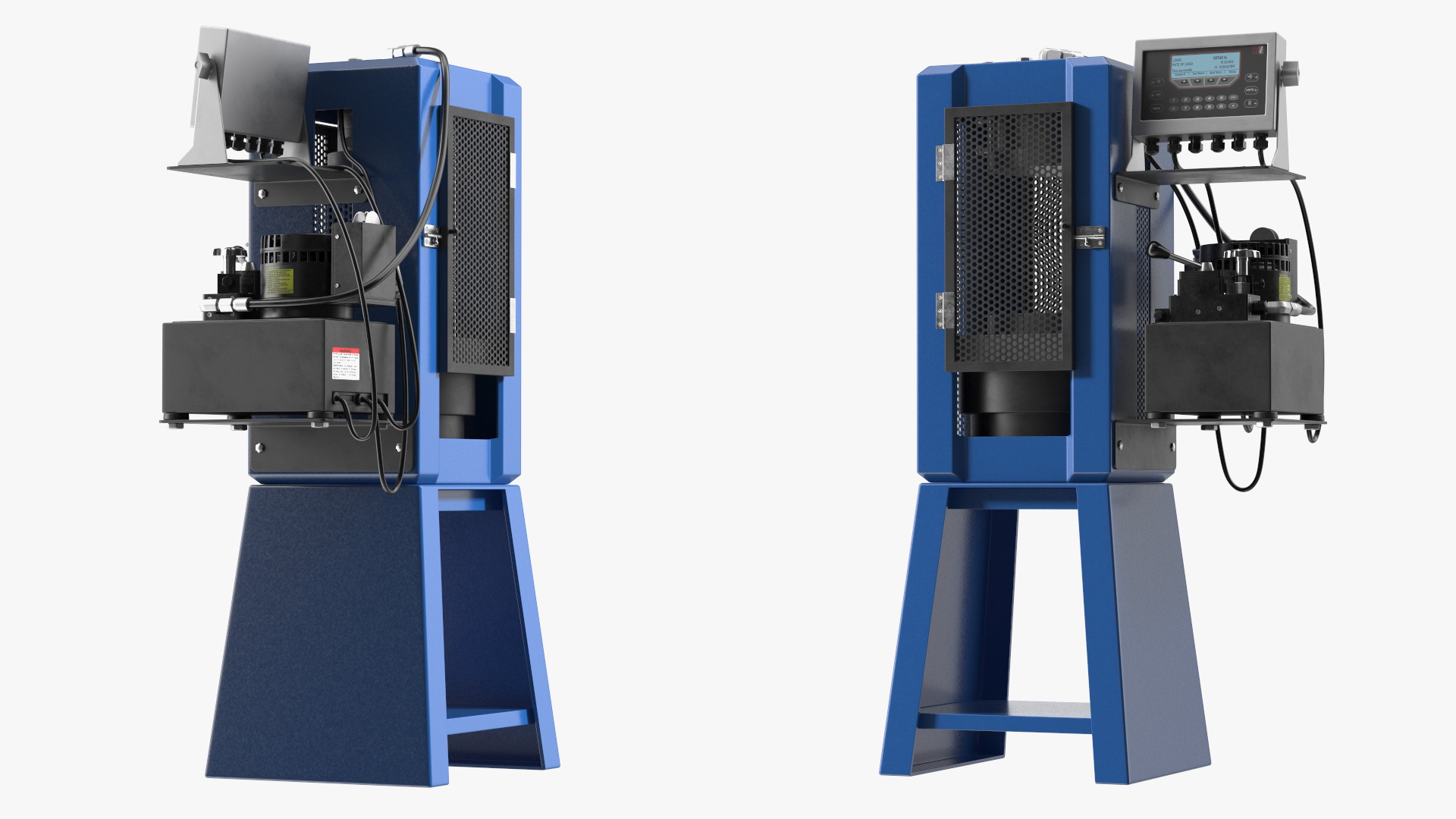 3D Concrete Compression Machines Strength Testing