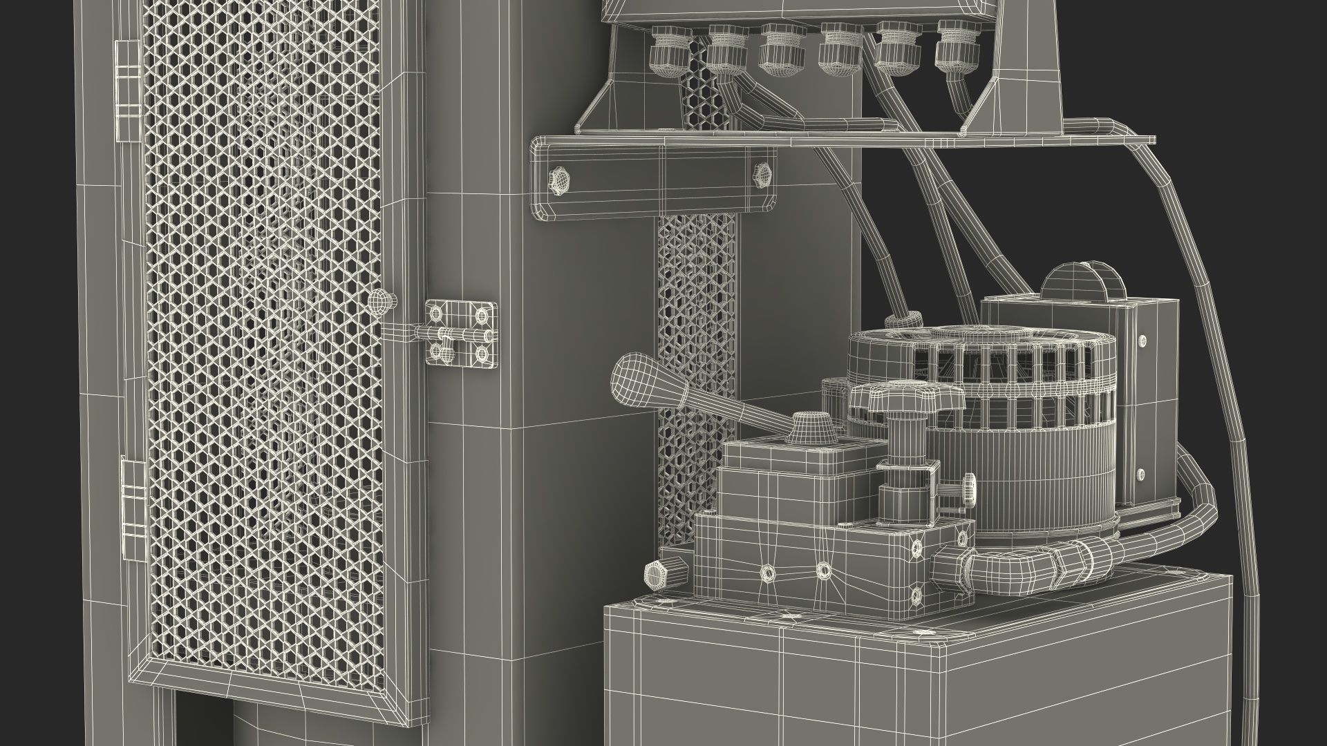 3D Concrete Compression Machines Strength Testing