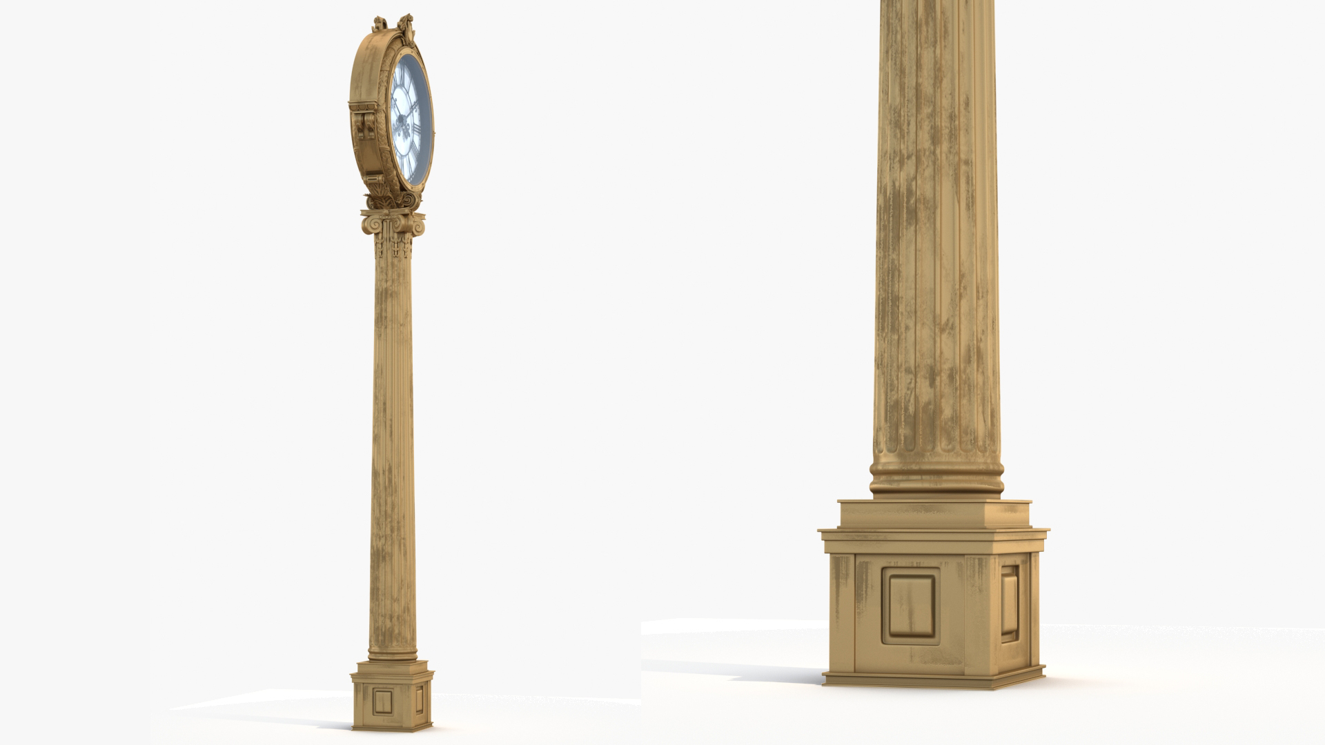 3D model Vintage Street Clock