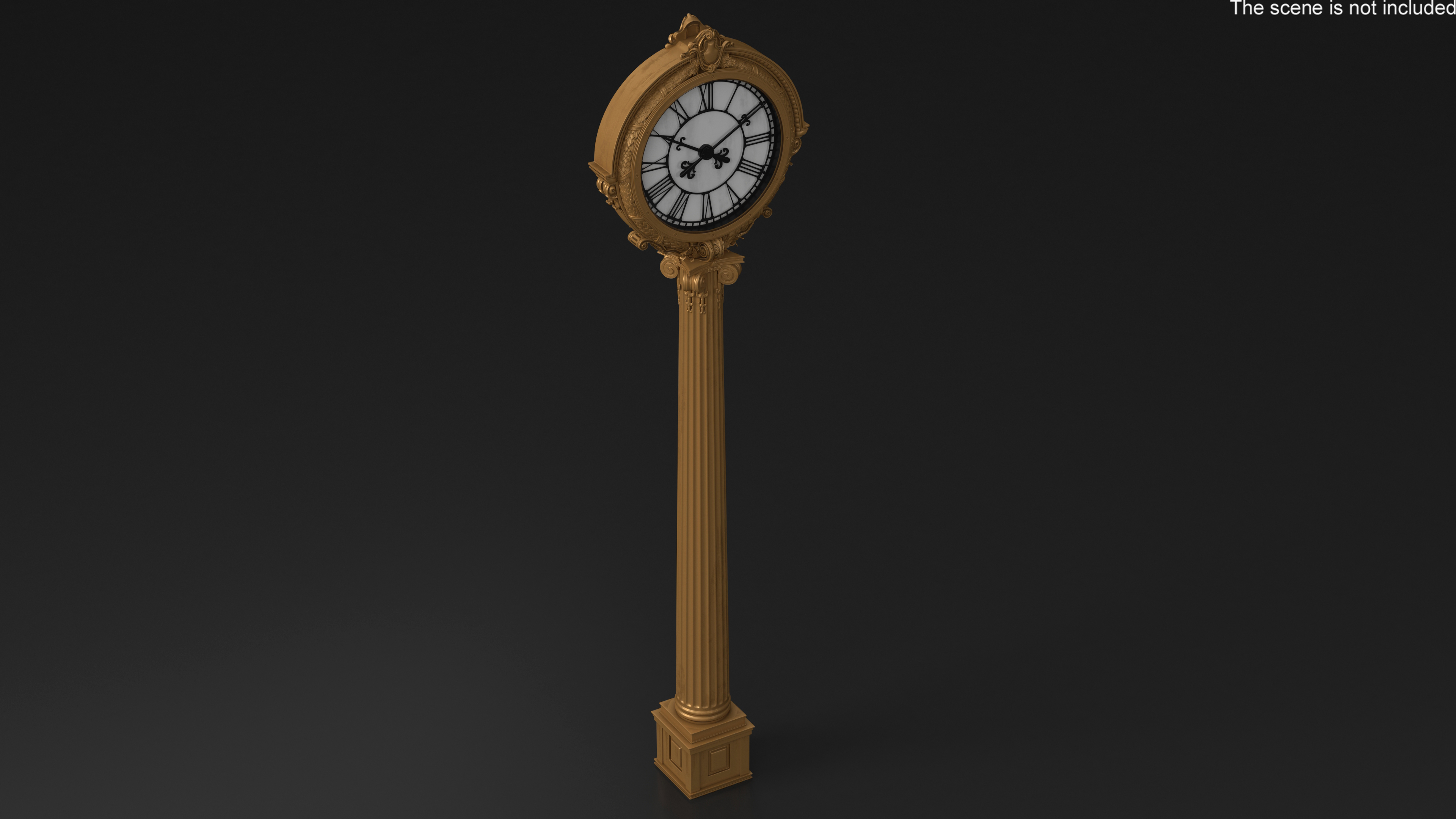 3D model Vintage Street Clock