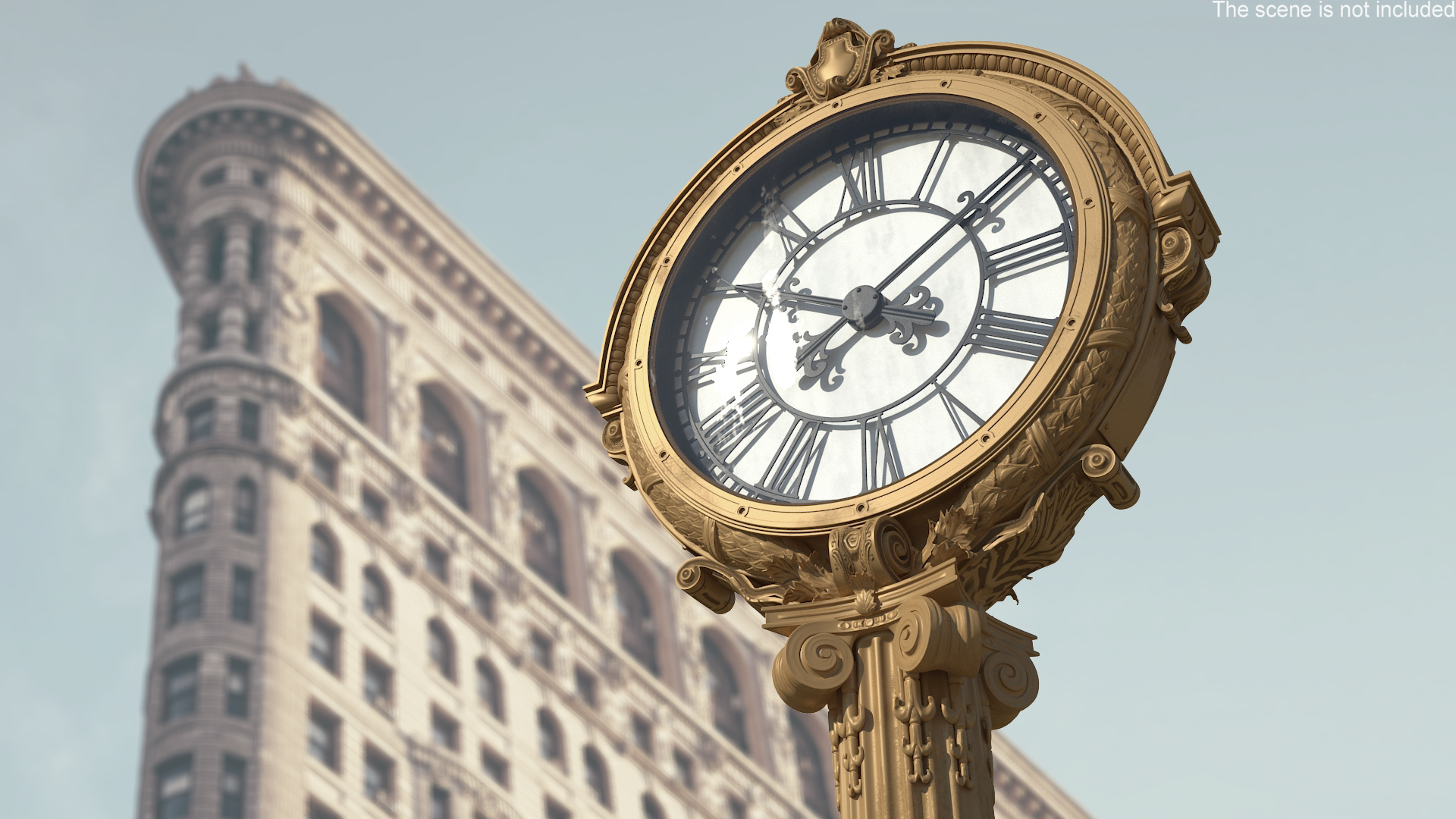 3D model Vintage Street Clock