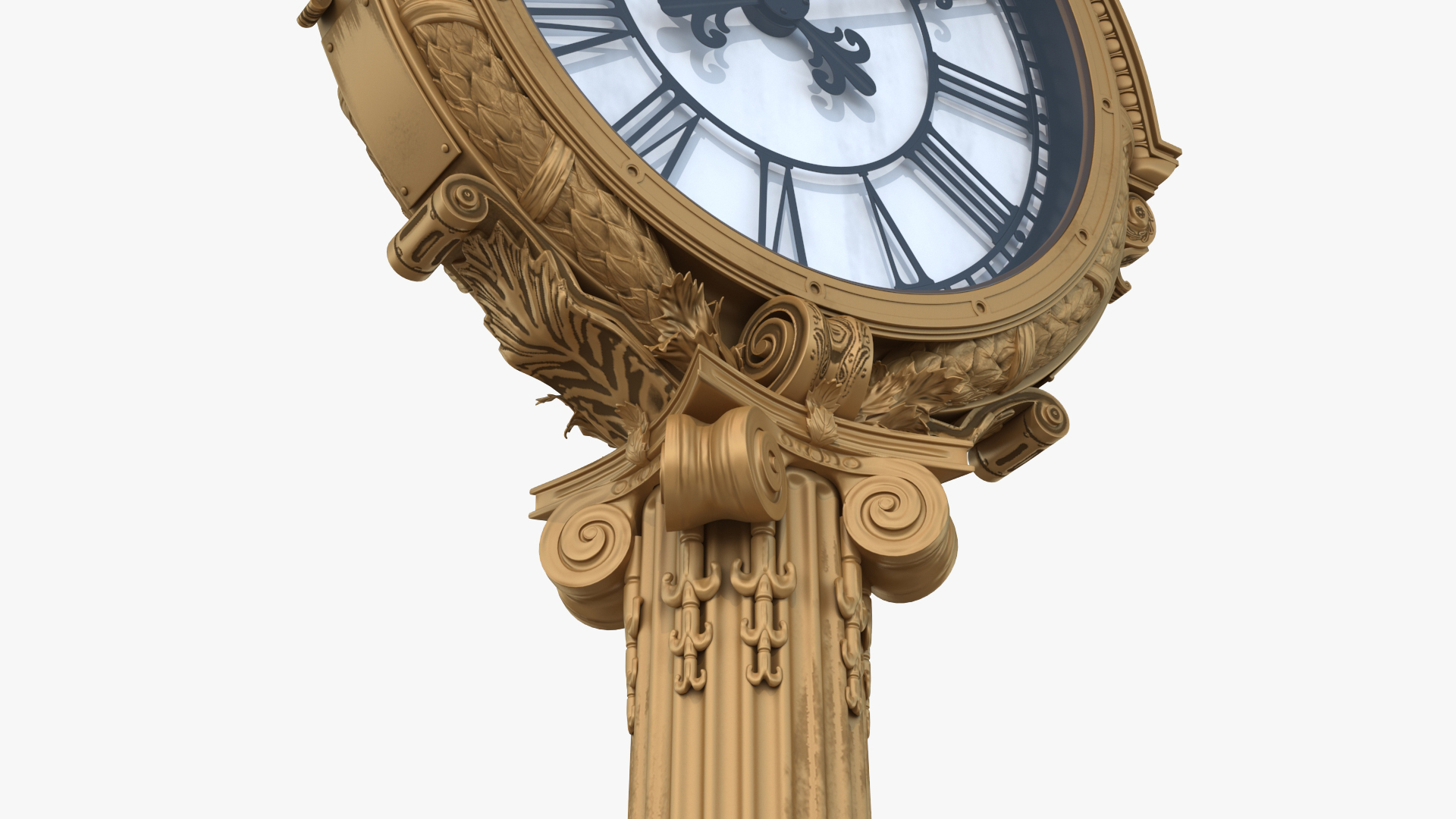 3D model Vintage Street Clock