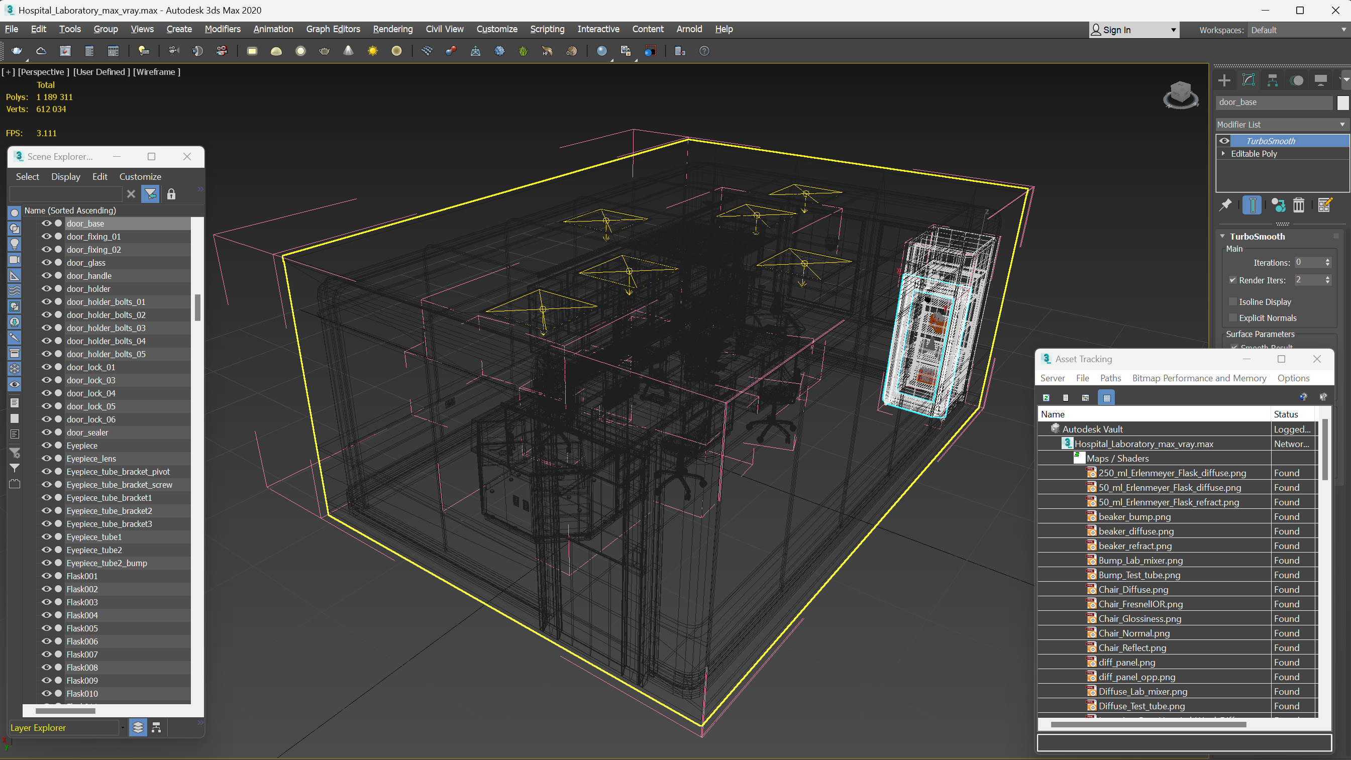 Hospital Laboratory 3D model