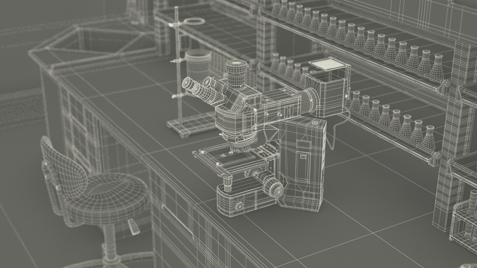 Hospital Laboratory 3D model