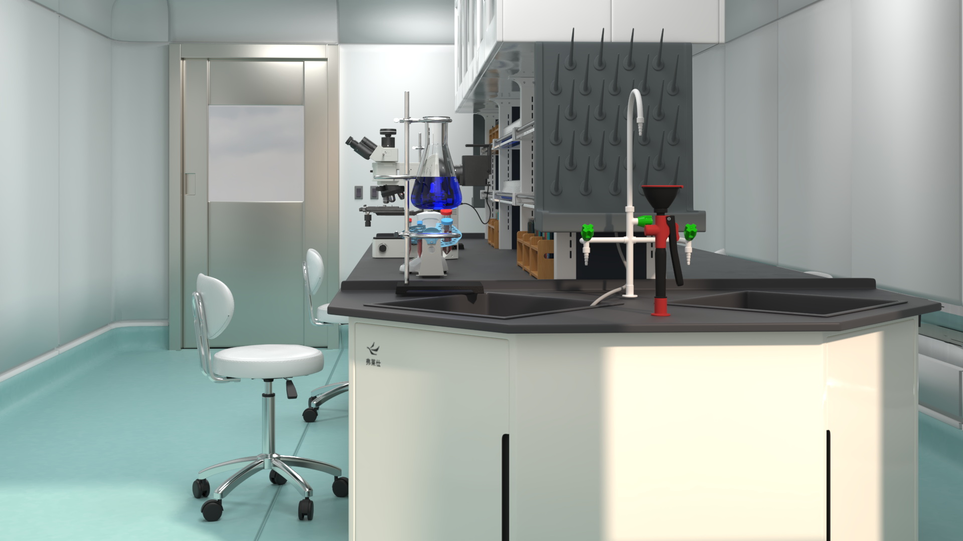 Hospital Laboratory 3D model