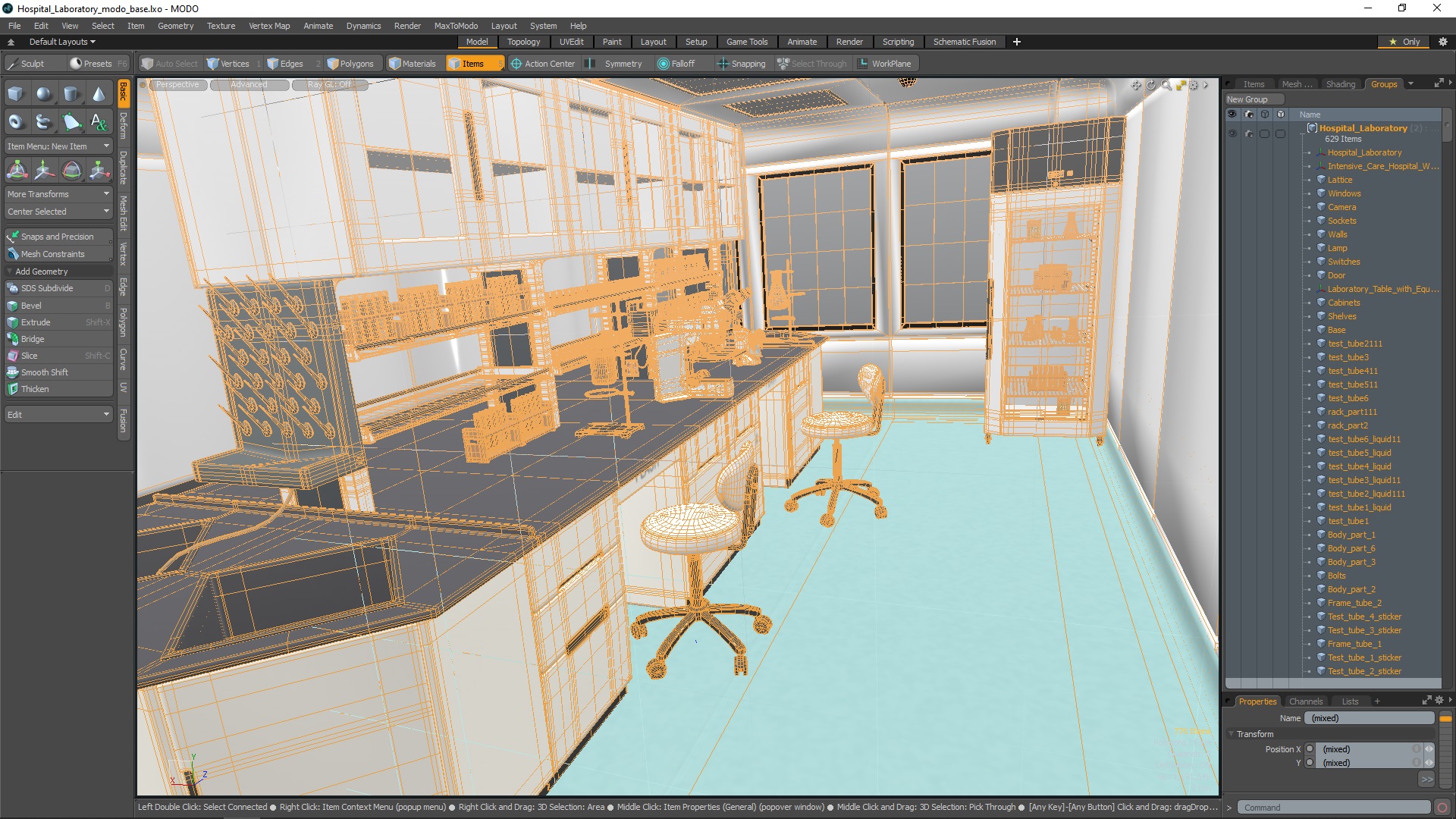 Hospital Laboratory 3D model