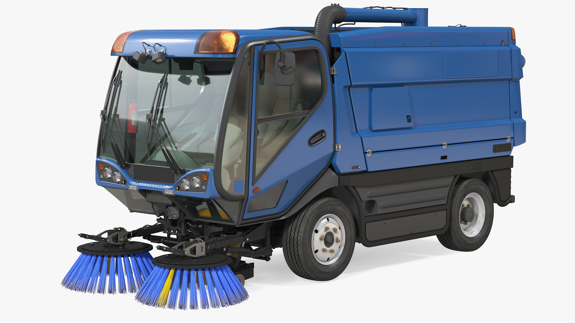 3D Road Sweeper Vehicle Generic model