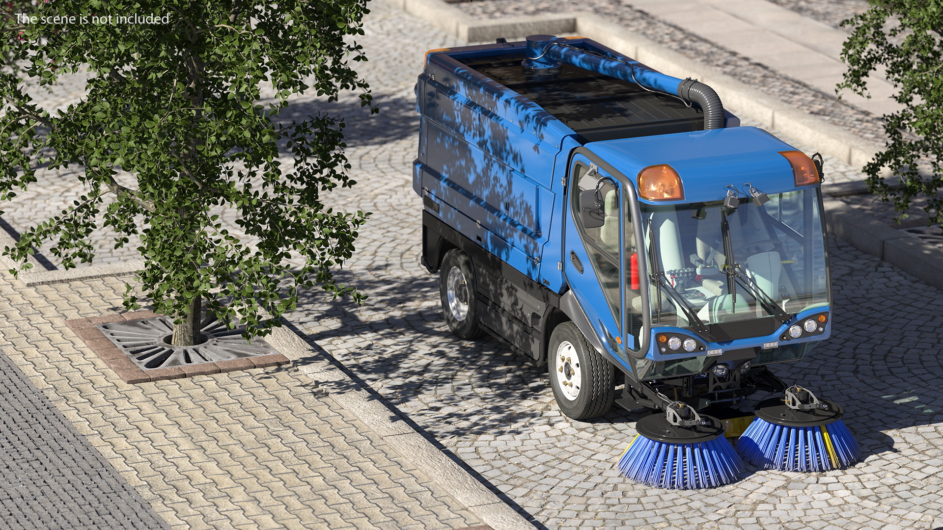 3D Road Sweeper Vehicle Generic model