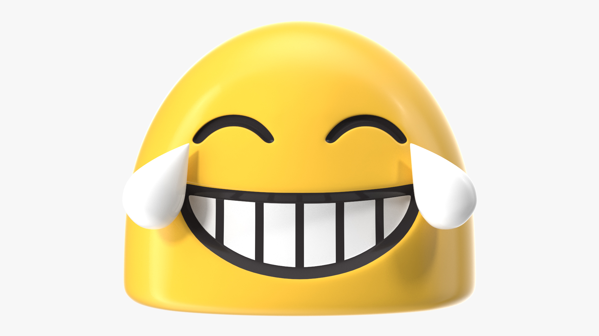 3D Laughing Tears Android Emoji model