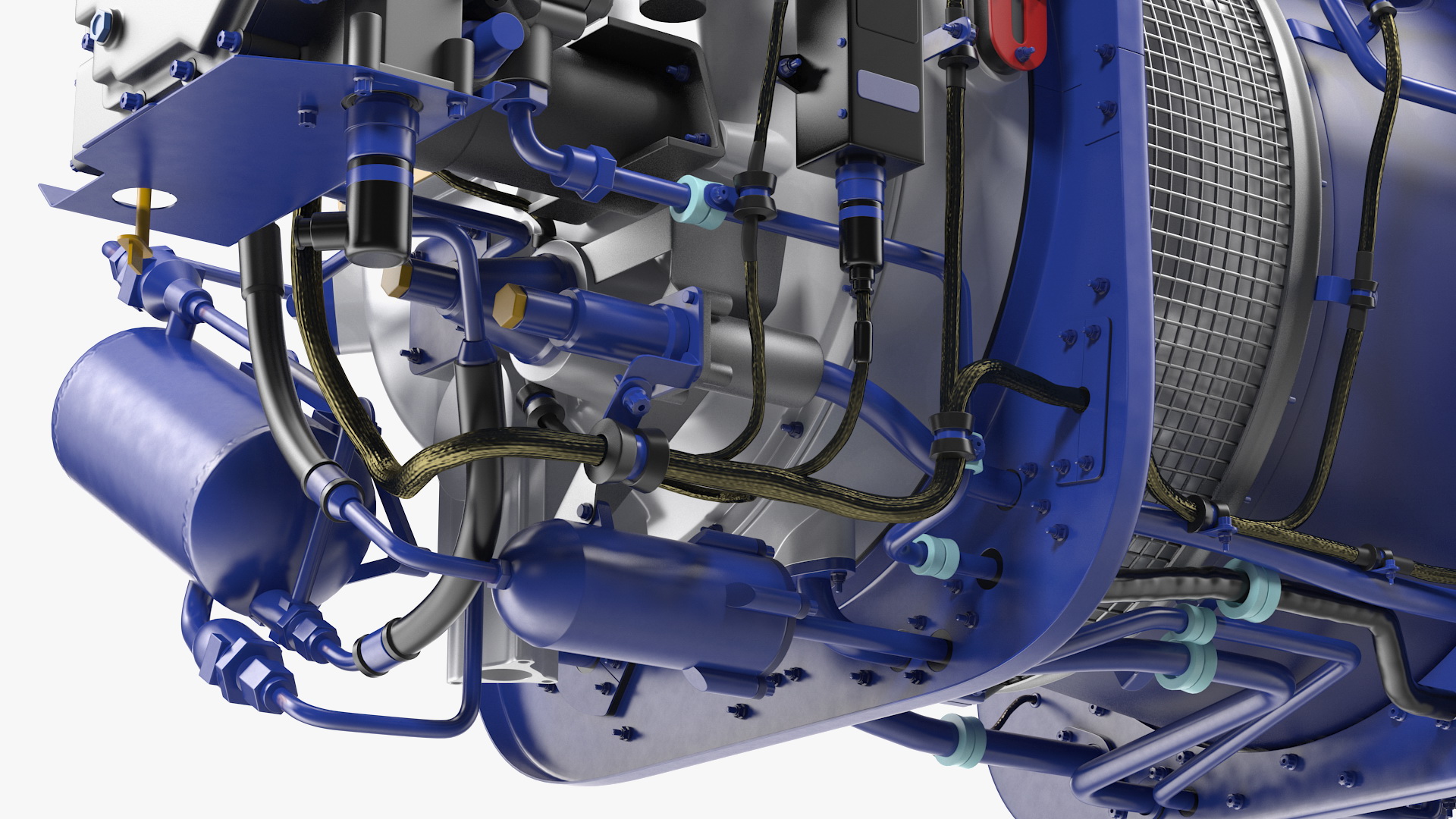 Turboshaft Engine 3D