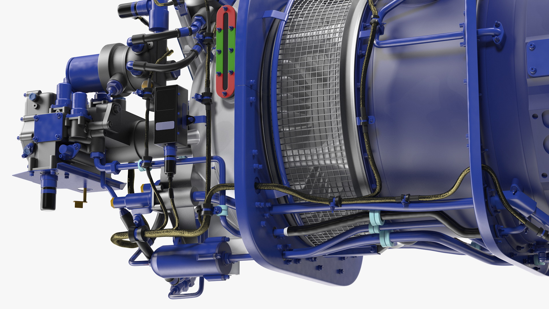 Turboshaft Engine 3D