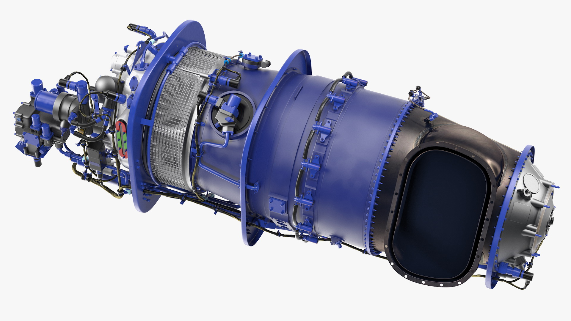 Turboshaft Engine 3D