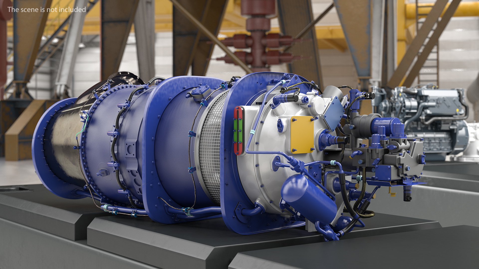 Turboshaft Engine 3D