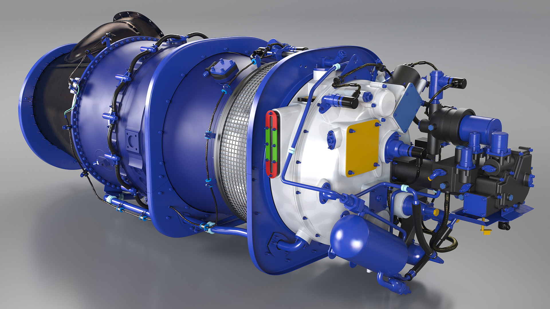 Turboshaft Engine 3D