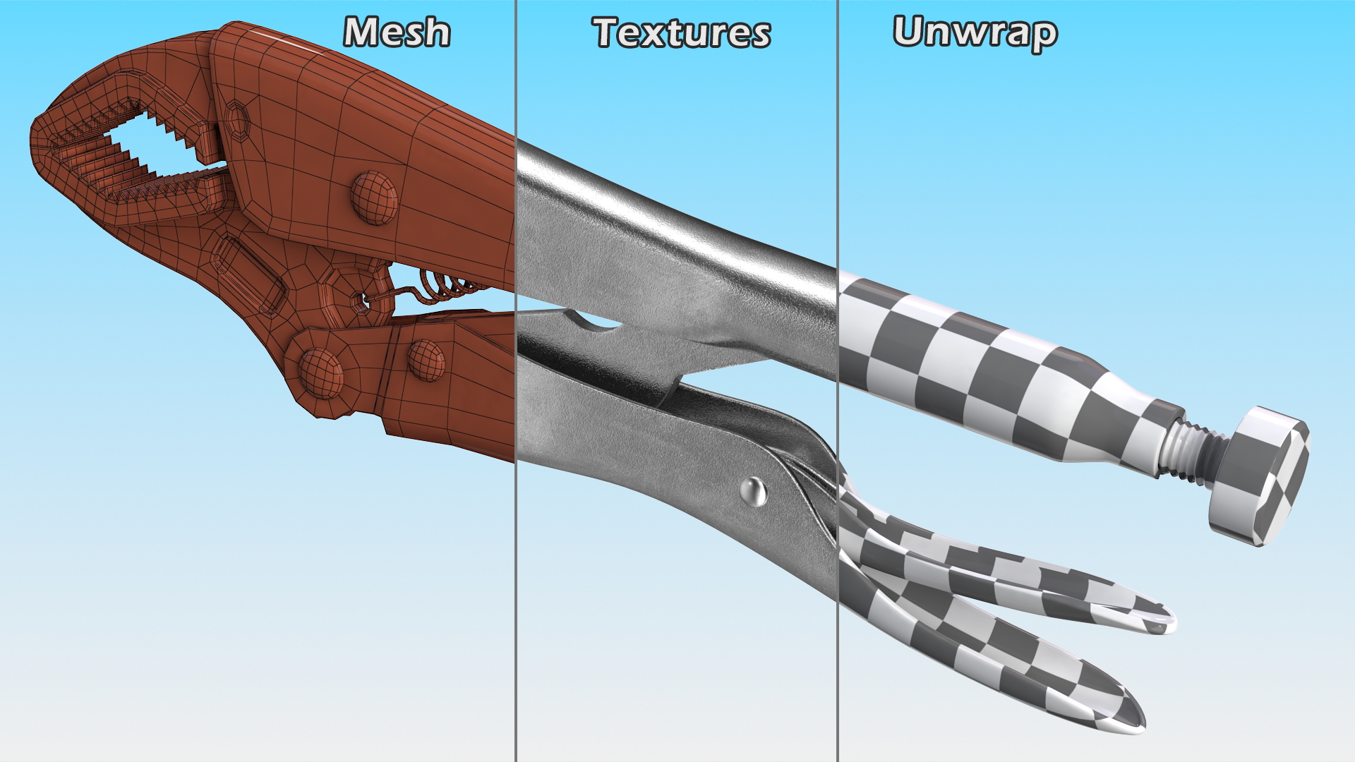 Vise Grip 10CR 3D model