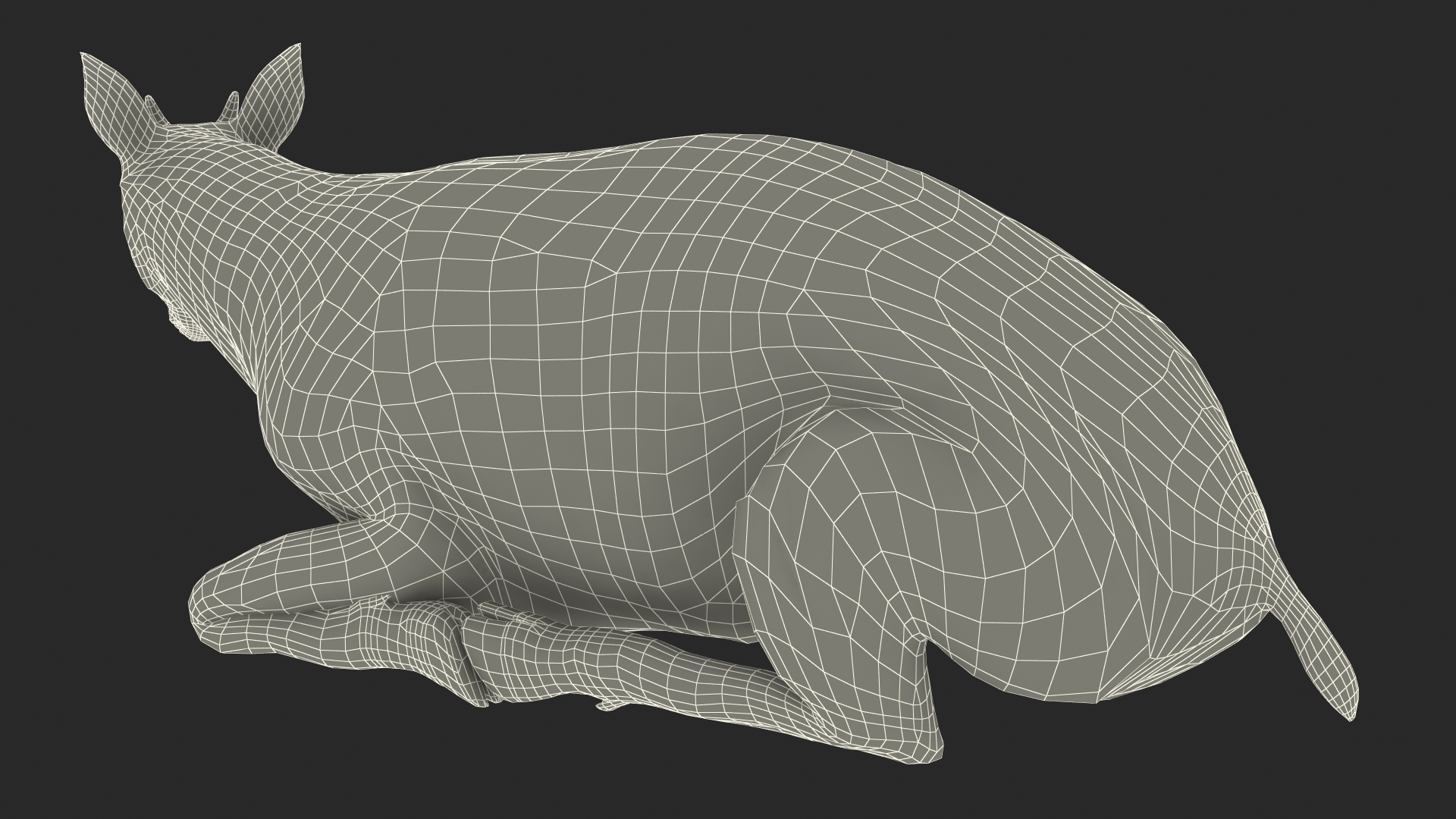 3D model Saola Reclining