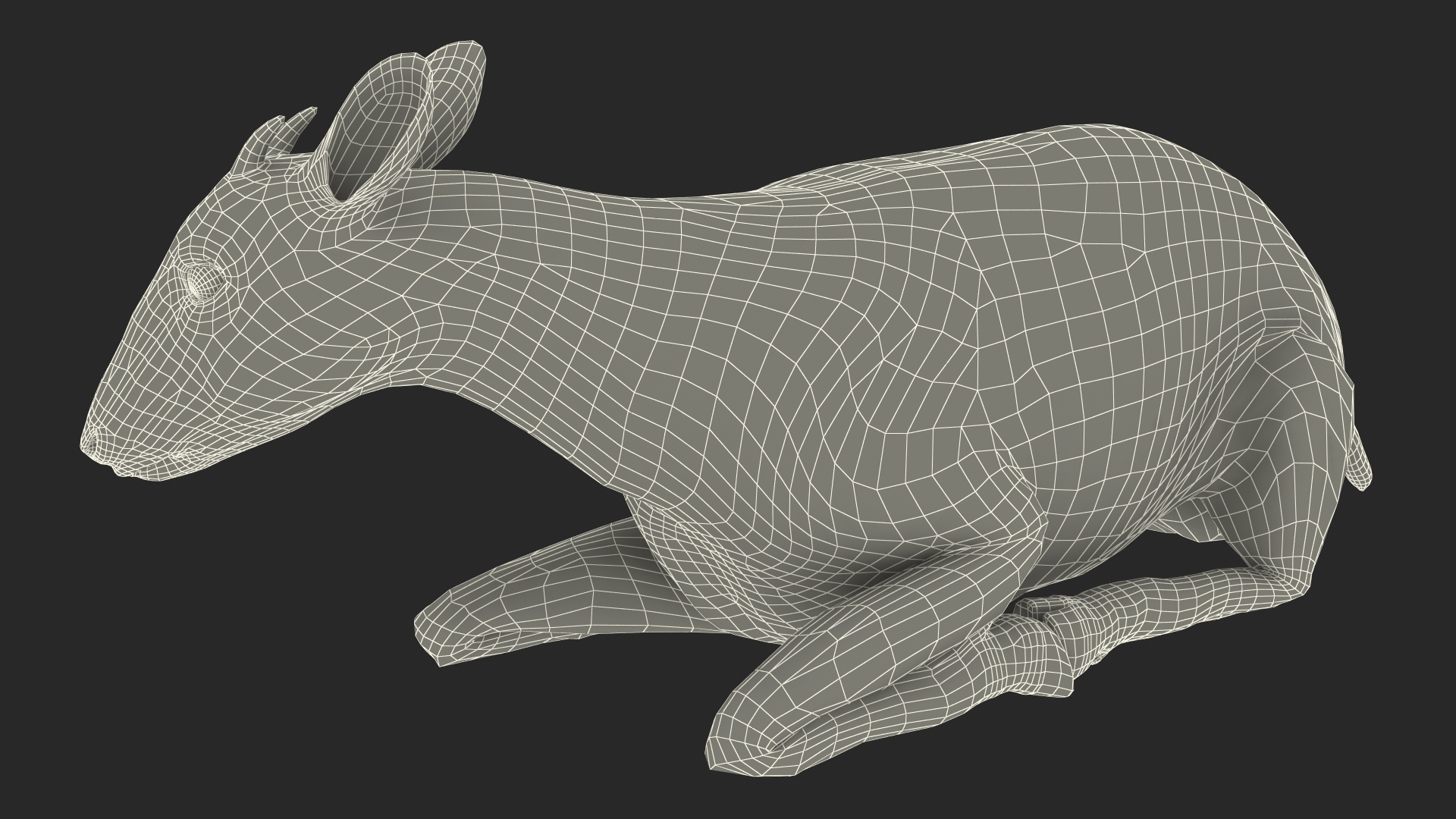 3D model Saola Reclining