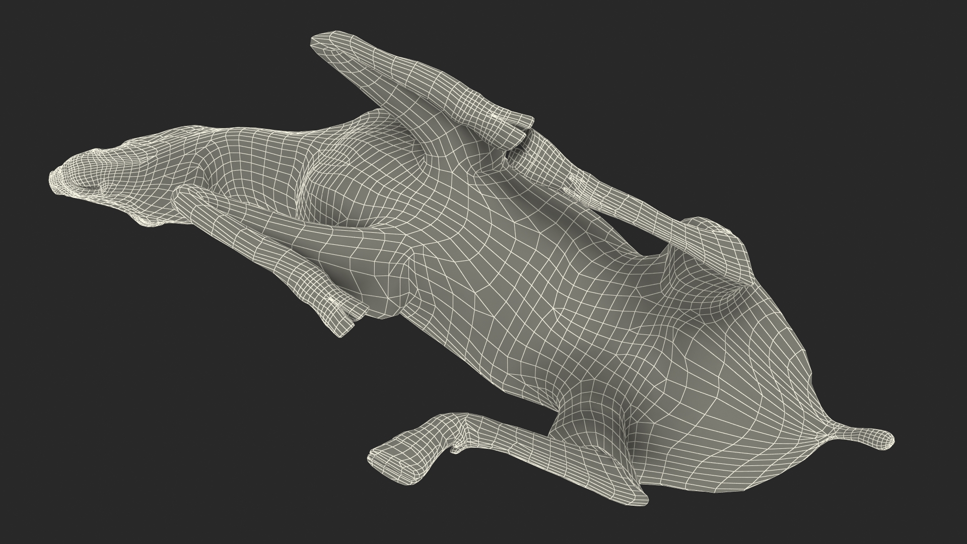 3D model Saola Reclining