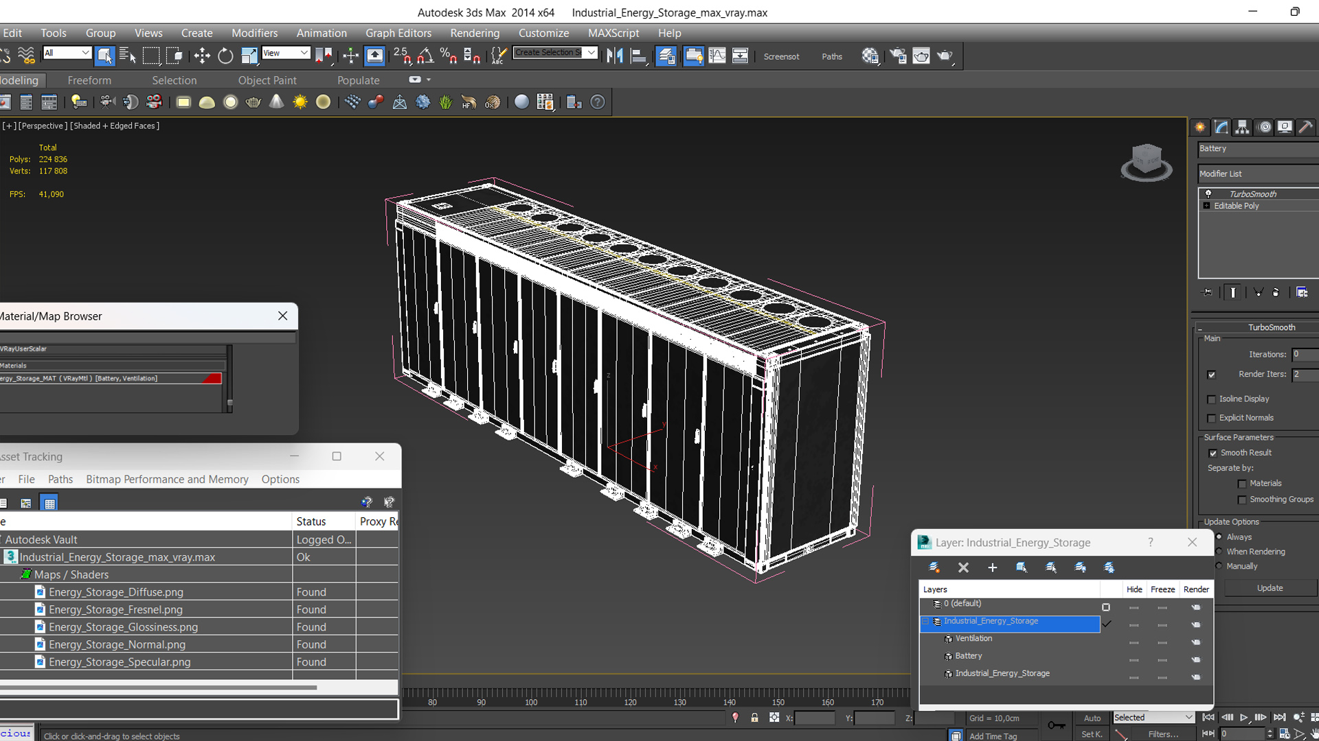 3D model Industrial Energy Storage