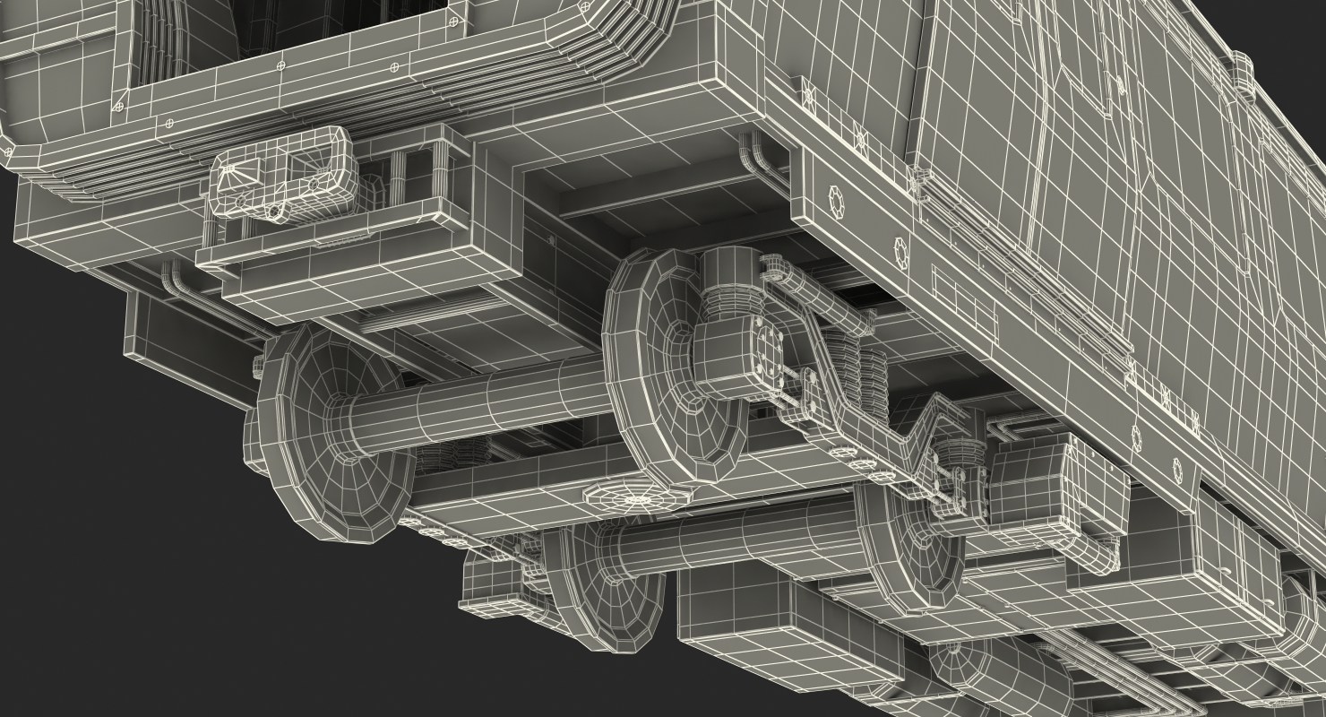 3D model London Subway Train S8 Locomotive Rigged