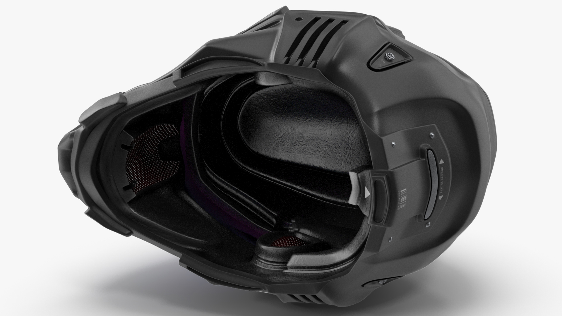 Futuristic Combat Helmet 3D model