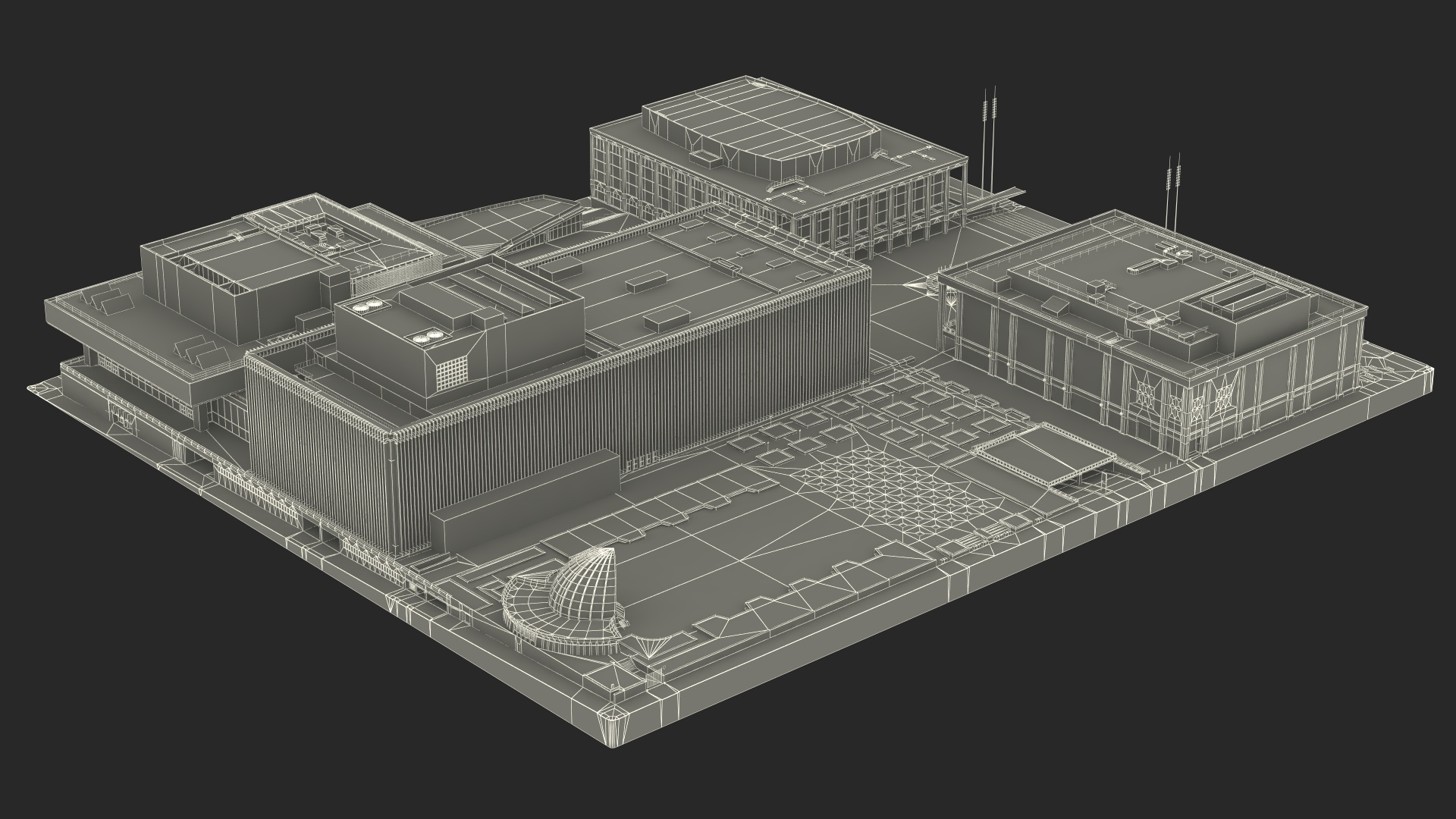 Lincoln Center 3D model