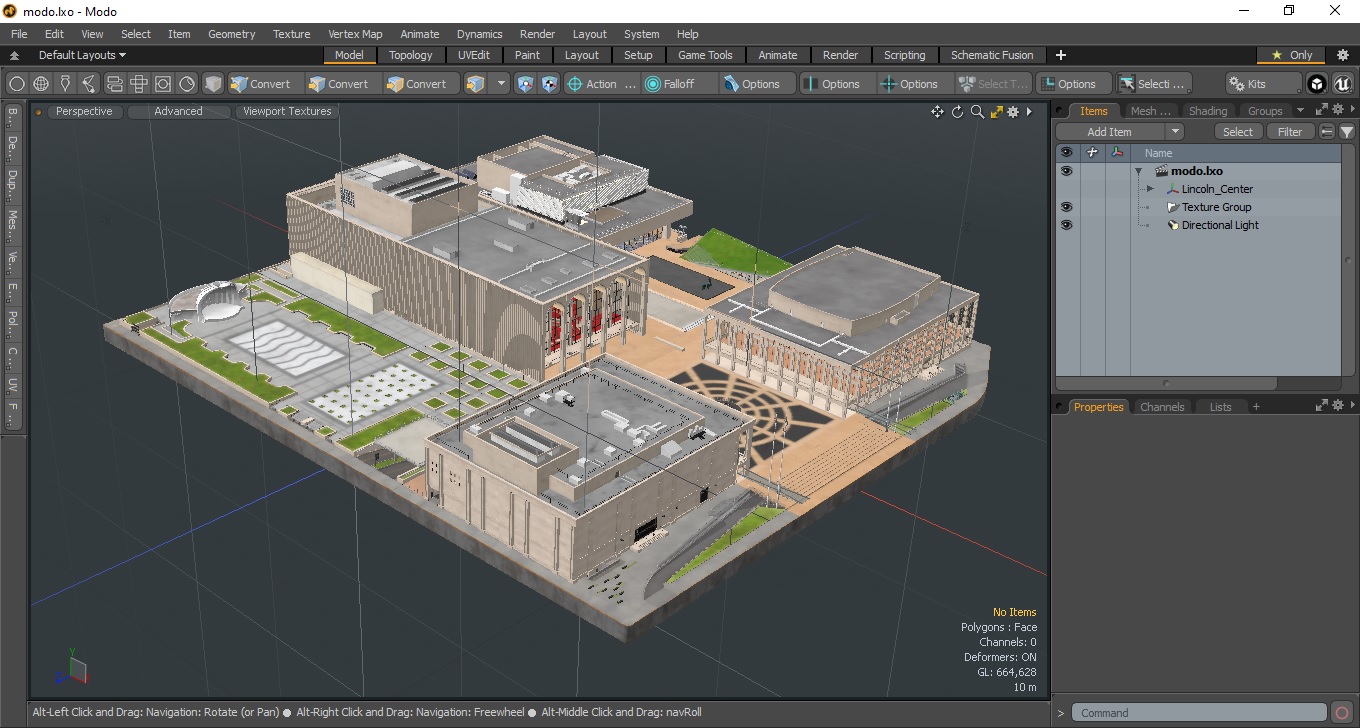 Lincoln Center 3D model