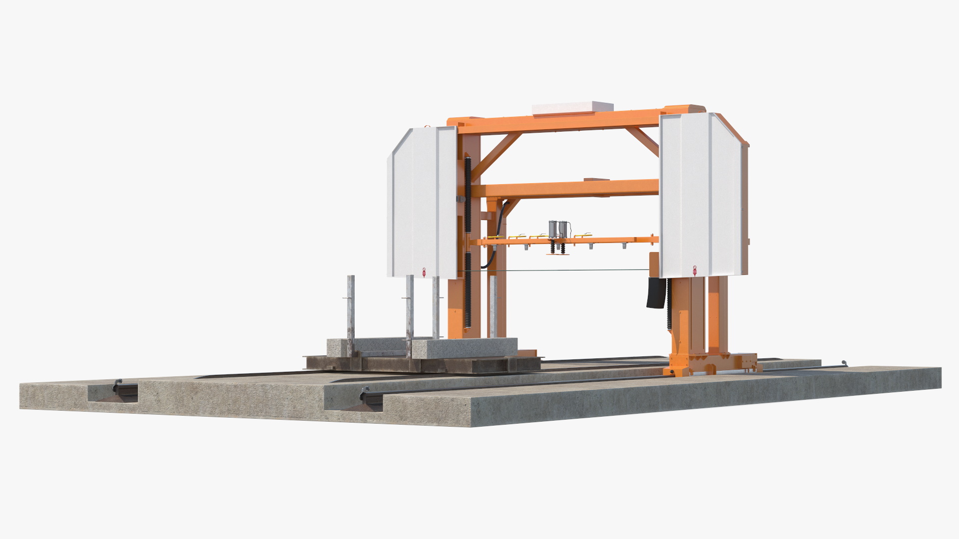 Cutter Concrete Slab Wire Saw 3D model