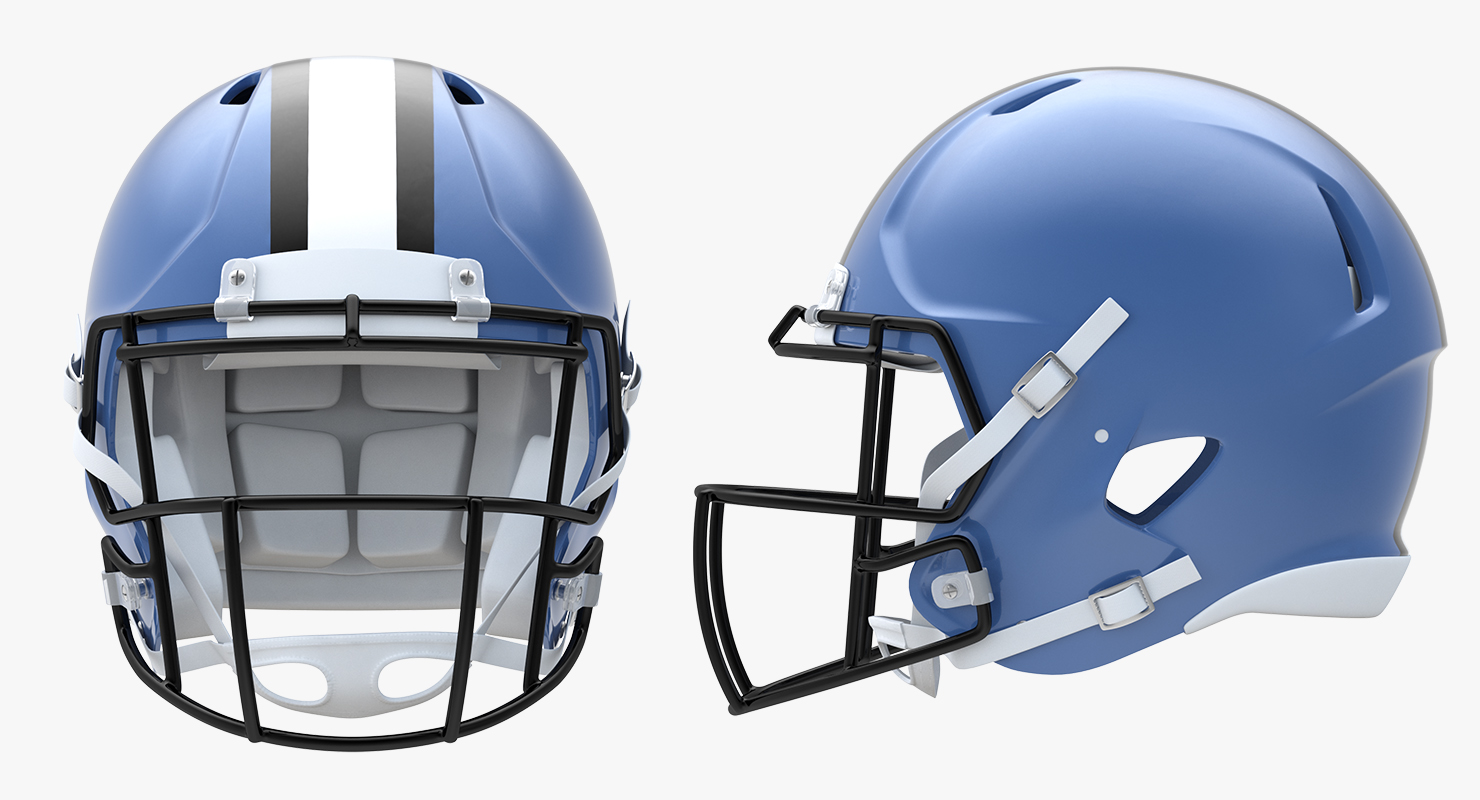 American Football Player Uniform 3D