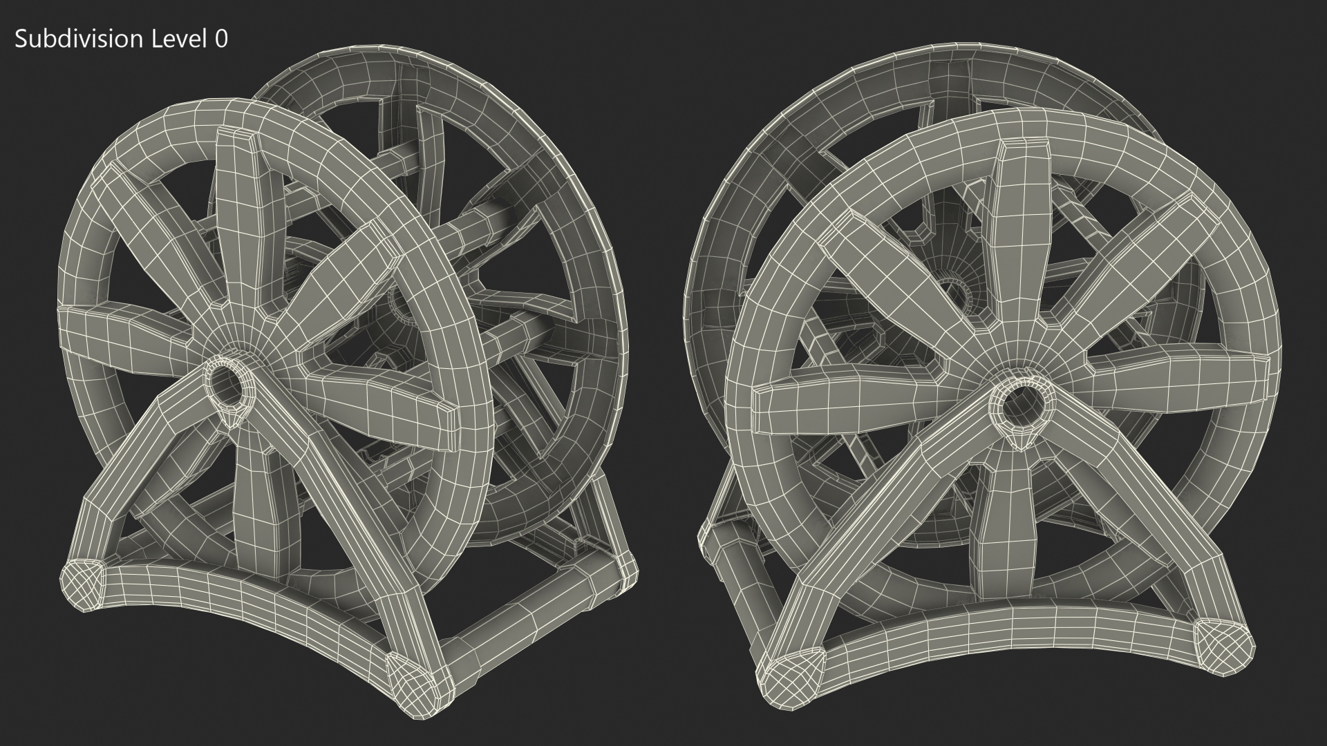 Plastic Hose Roller 3D model