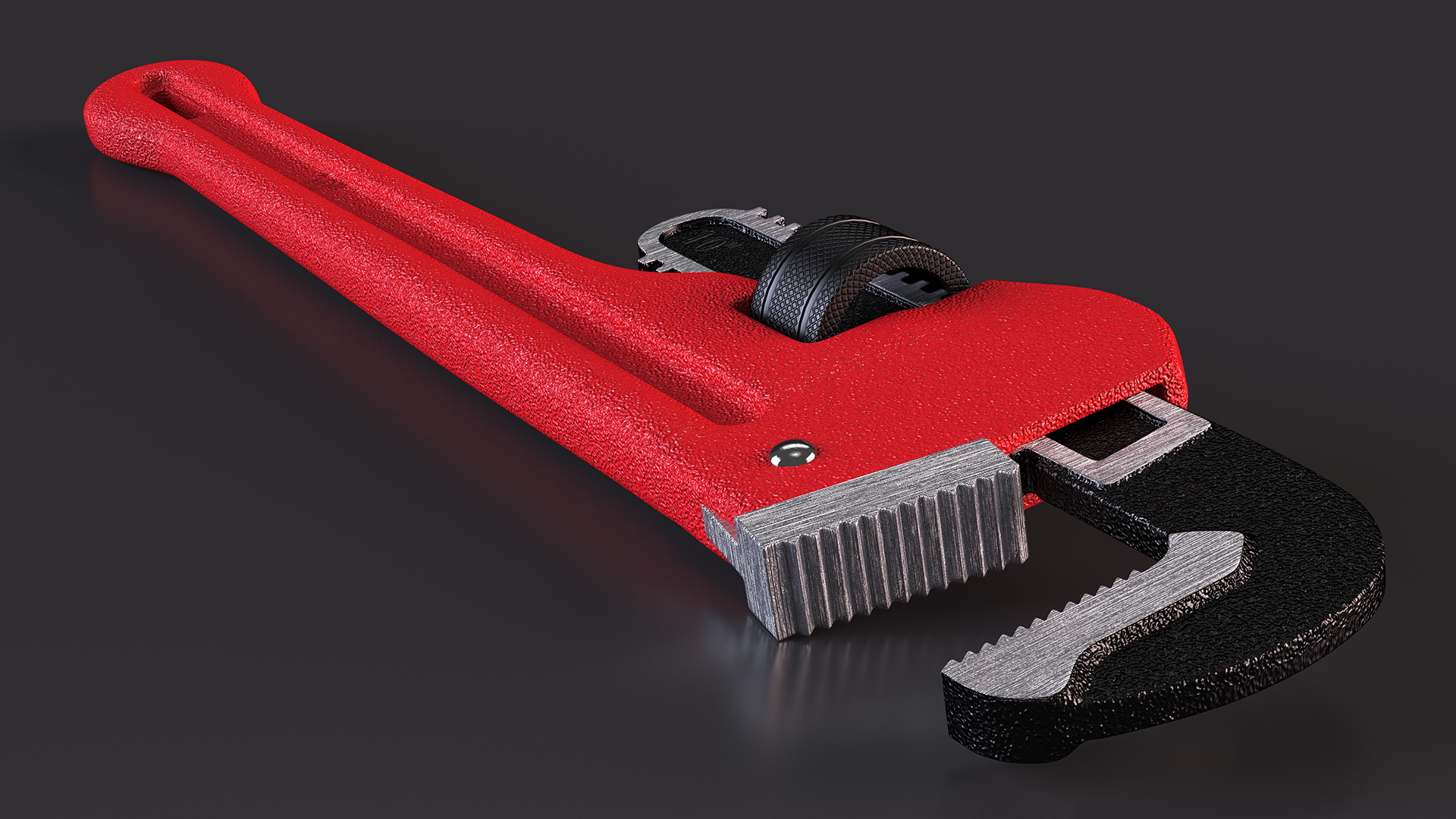 3D model Straight Pipe Wrench