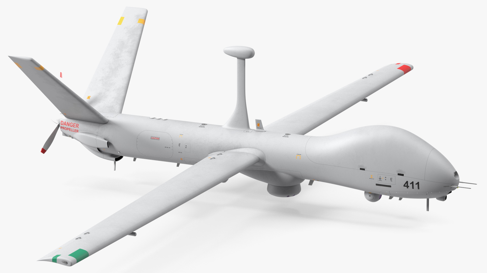 Elbit Hermes 900 UAV Flight 3D