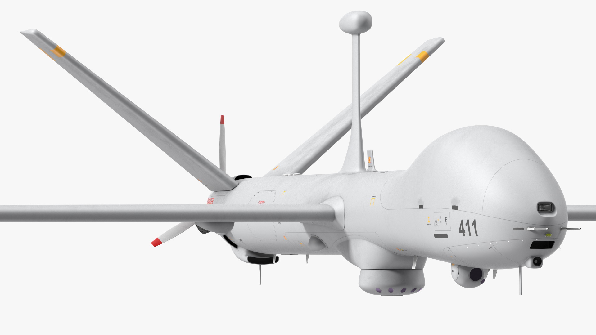 Elbit Hermes 900 UAV Flight 3D