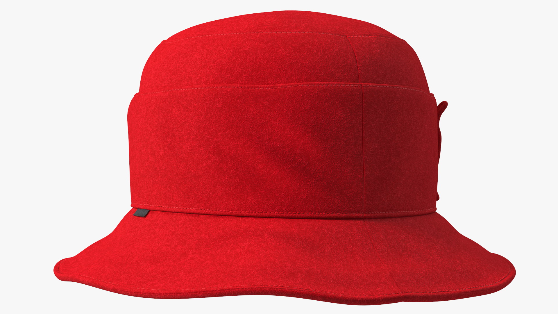 3D model Cloche Women Hat Red